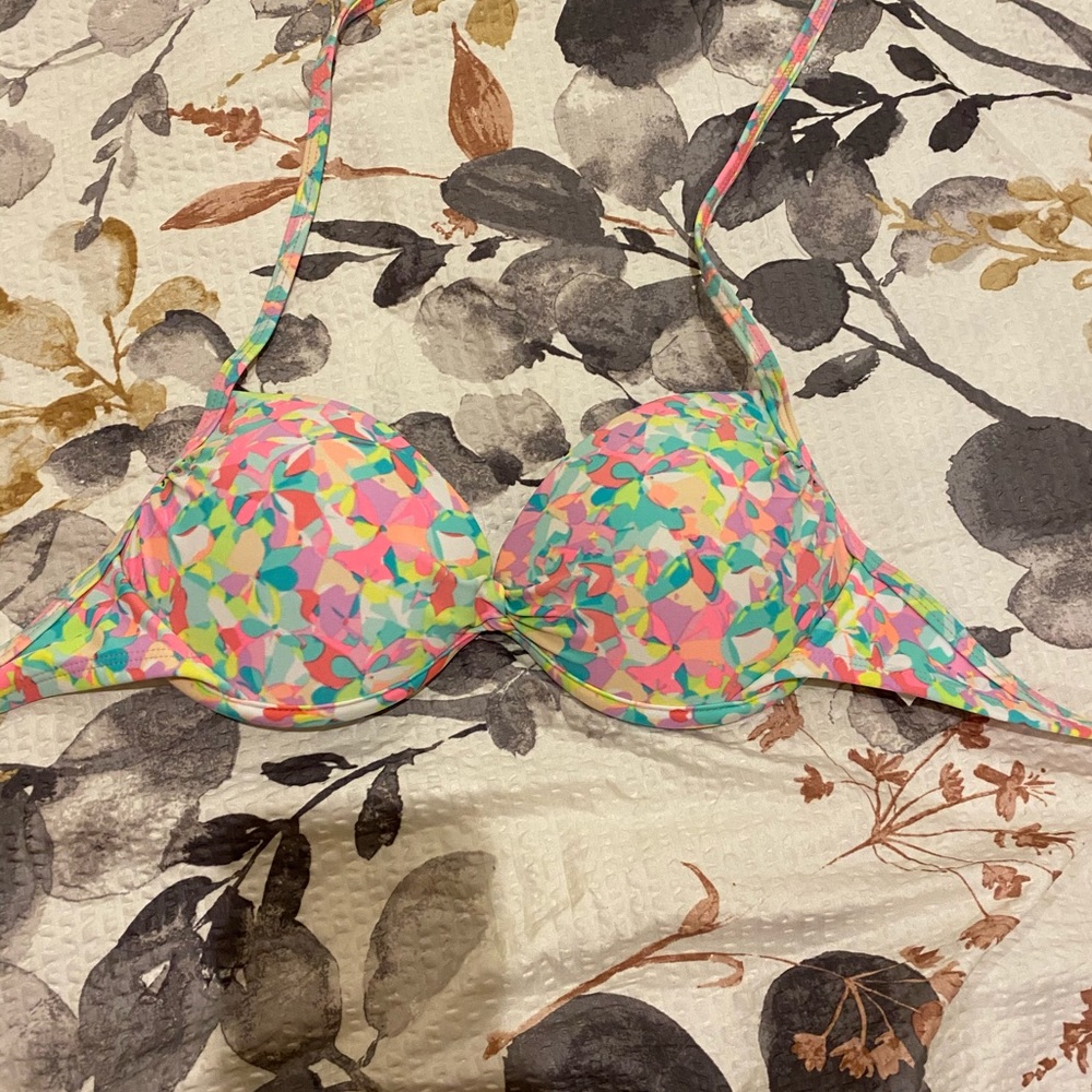 Colorful swim top